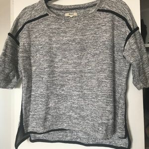 Madewell Heather Tipped Dolman Sweater